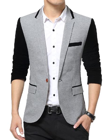 Buy Vijay Collection Men's Slim Fit Dual Combo Blazer(100016-40_Black ...