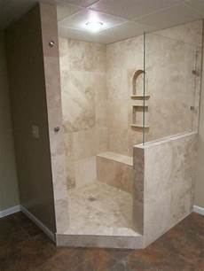 Travertine Walk In Shower by Walk In Shower Out Of Travertine Diy Projects Travertine Walk In Shower
