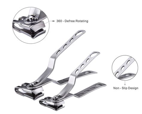 Buy Keiby Citom Nail Clippers with 360-Degree Rotating Head - Stainless ...