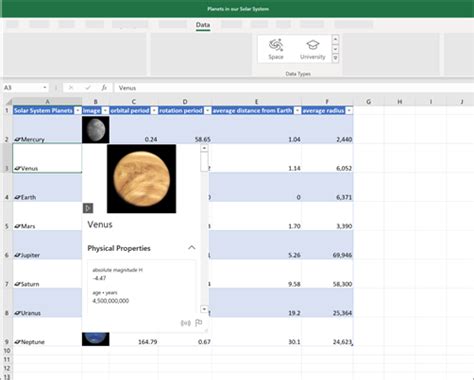 Image result for Linked Data Types Excel