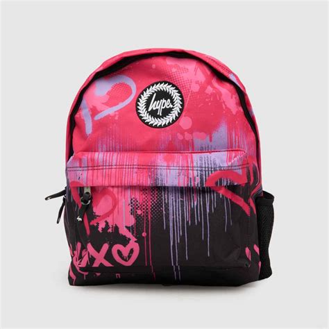 Black and pink converse backpack online