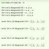 A line makes angle Θ1, Θ2, Θ3 and Θ4 with the diagonals of a cube. Show ...