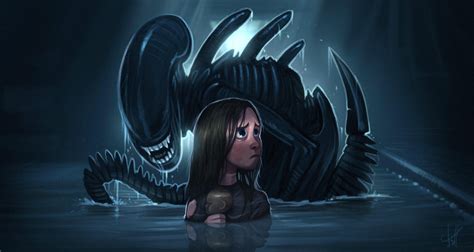 Image result for Alien Queen Aliens Scene
