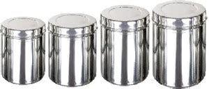 Standify Stainless Steel Grocery Container - 500 ml, 1200 ml, 1500 ml ...