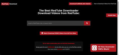 TOP 10 Redtubeダウンローダー レビュー。Redtubeポルノビデオをダウンロードしてオフラインで見ることができる