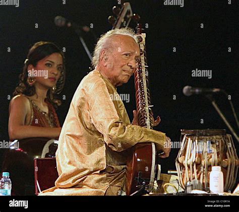 Ravi Shankar and daughter Anoushka Shankar performing at the Netaji ...