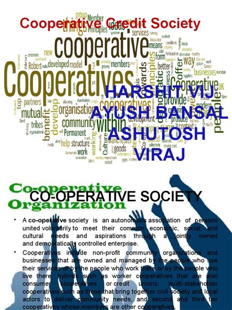 Co Operative Society Examples 的图像结果