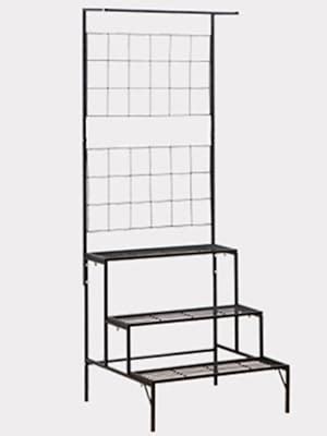 ecofynd Bloom Plant Stand for Balcony, Metal Planter Stand for Living ...