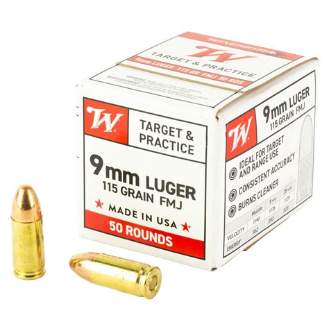 Winchester Usa White Box - 9mm Luger (9x19 Para) - Ammunition