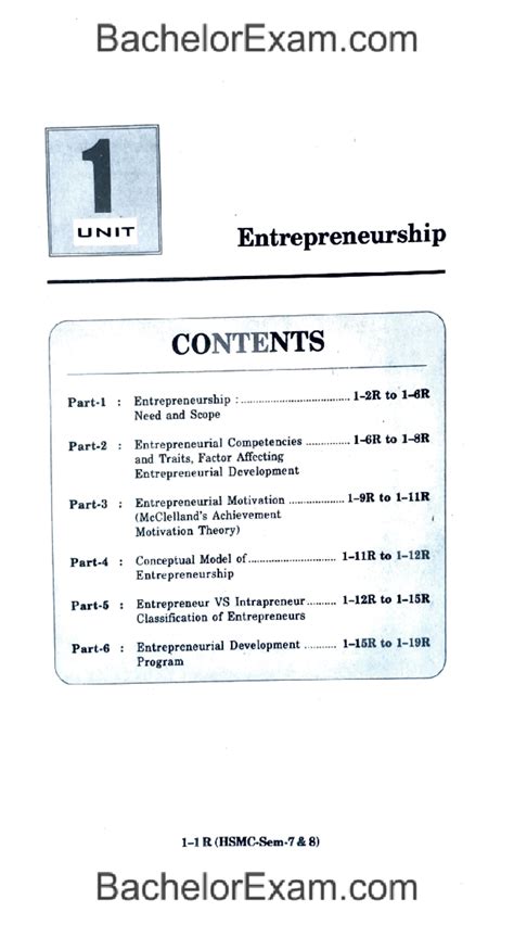 Project Management & Entrepreneurship - 1 UNIT Part-1 ...
