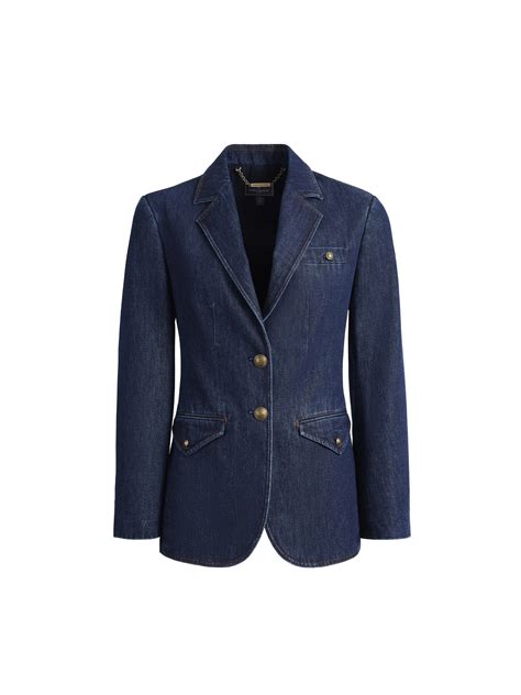 Beatrice - Women's Blazer - Indigo Denim | Fairfax & Favor