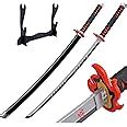 EXCELCHOICE Demon Slayer Fire God Kamado Tanjiro Katana/Sword Toy 104cm ...