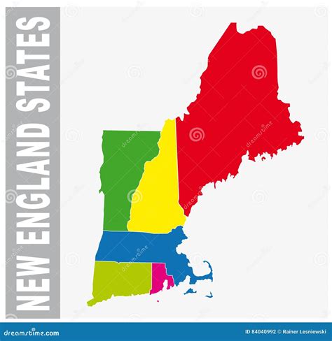 Blank Map Of New England States New England Map Outline Vector Images