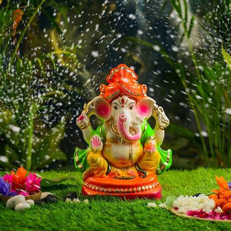 Buy 1.2FEET Vidhijaya Eco-Friendly Ganpati | Plant-A-Ganesha Online in ...