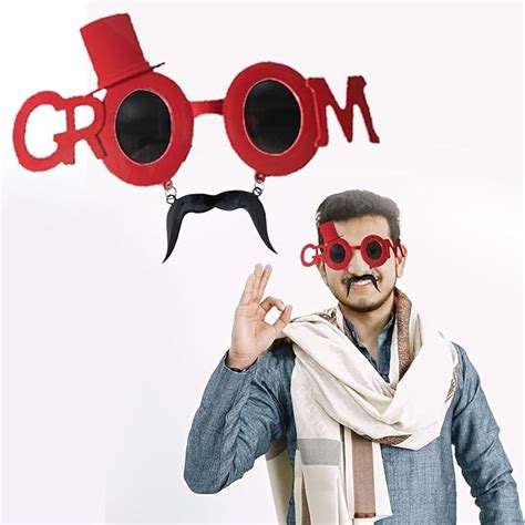 Party Propz Bachelor Party Decorations For Groom - 1 Pc Red Groom ...