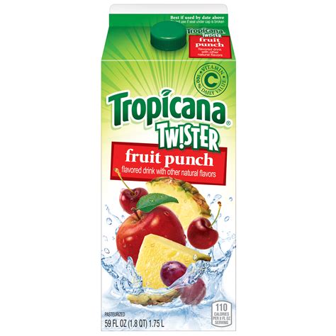 Tropicana Fruit Punch Juice Beverage 59 FL OZ CARTON - Food & Grocery ...