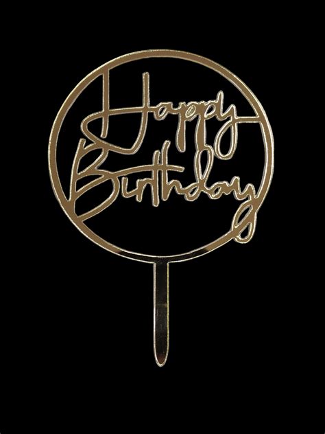 Happy Birthday Topper – Bakeworld Retails Pvt Ltd