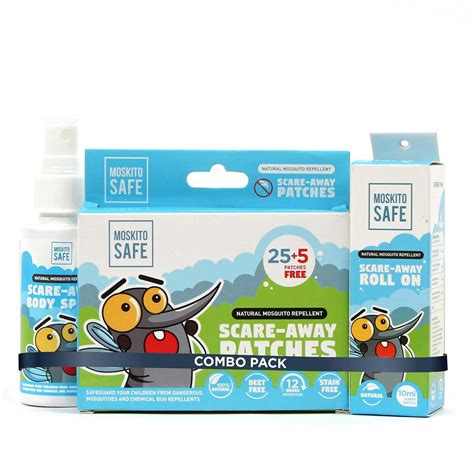 Moskito Safe Natural Mosquito Repellent kit for Kids| Alcohol and Deet ...