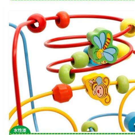 Msiwach Math Toy Circles Bead Wire Maze Montessori Educational Toy ...