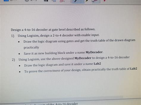 Image result for 4X2 Decoder in Gate Level Modeling
