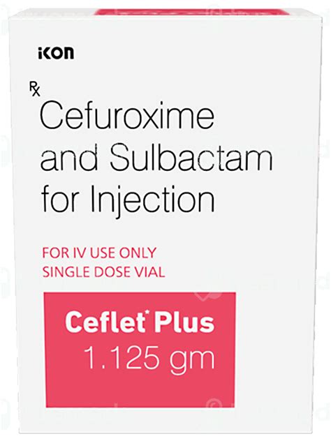 Ceflet Plus 1125gm Injection 1 - Uses, Side Effects, Dosage, Price ...