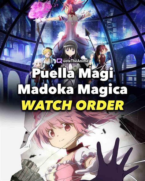 Puella Magi Madoka Magica Watch Order (OFFICIAL) - QTA