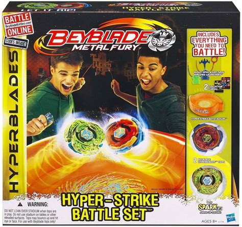Beyblade Metal Fury Hyper-strike Battle Set - Hyper-strike Battle Set ...