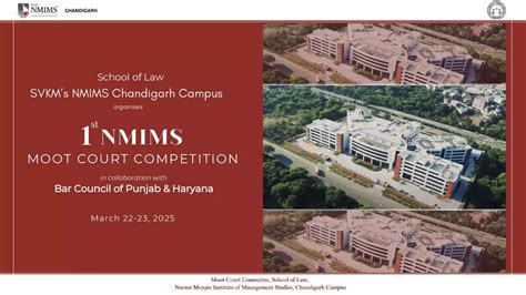 NMIMS Moot Court Competition, Bar Council Of Punjab & Haryana