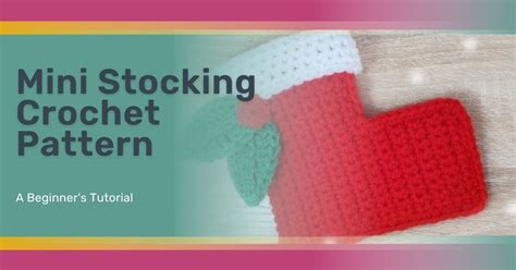 Image result for Crochet Mini Stocking Pattern