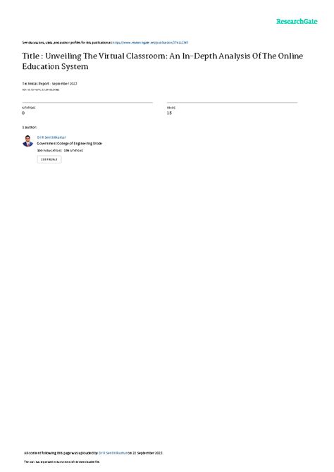 Project Report Final - I am R.Senthilkumar, AP, GCE Erode - See ...