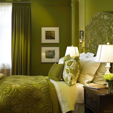 Olive Green Bedroom