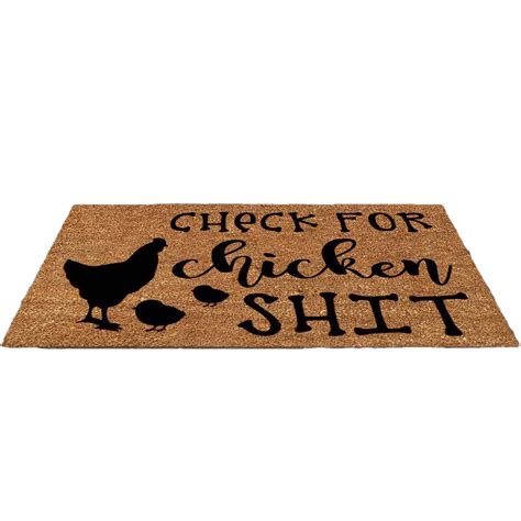AUQ Outdoor Mats for Front Door Alphabet Floor Mat Funny Door Mat ...