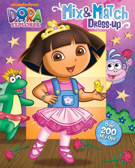 Buy Dora the Explorer Mix & Match Dress-up (Mix and Match) Book Online ...
