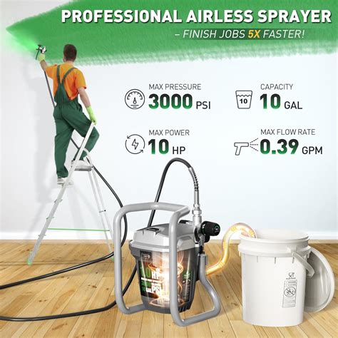Baotree Airless Paint Sprayer, High-Pressure Electric Paint India | Ubuy