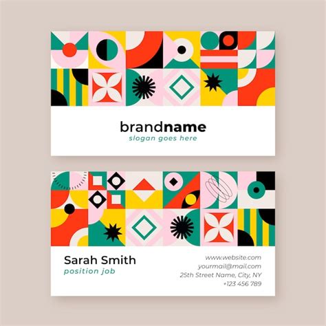 Business Card Pattern 的图像结果