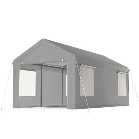 Buy Outdoor Carport 10 x 20ft Heavy Duty carport with 4 roll up ...