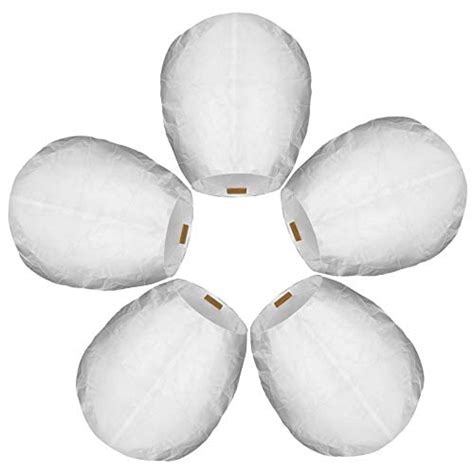 Buy Maikerry 5 Pack White Handmade Chinese Lanterns Biodegradable Wish ...
