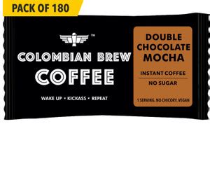 Colombian Brew Double Chocolate Mocha Instant Coffee Sachets, Instant ...