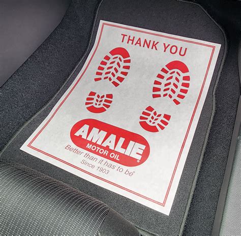 Custom Printed 60# Virgin Kraft Automotive Paper Floor Mats