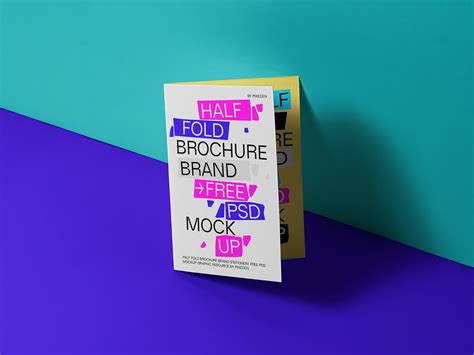 Bi-Fold Brochure Mockup | Free PSD Templates