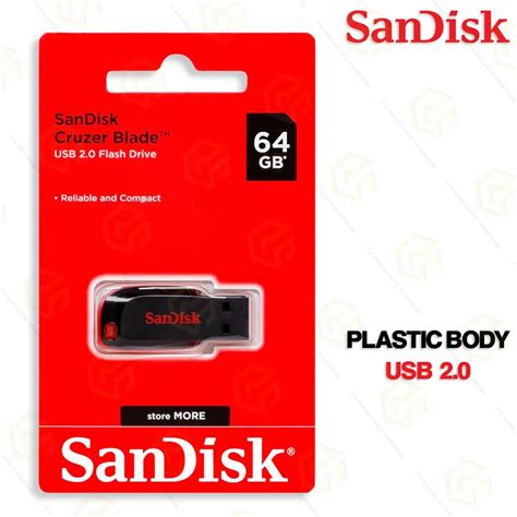 SanDisk Cruzer Blade 64 GB Pen Drive (USB 2.0 Flash Drive) | SHRI ...