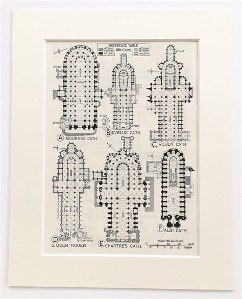 Gothic Cathedral Floor Plan