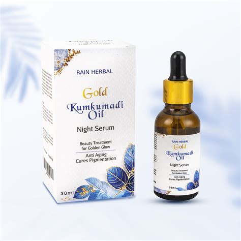 Kumkumadi Miraculous Beauty Oil Herbal Night Serum | 30ml – RAIN HERBAL
