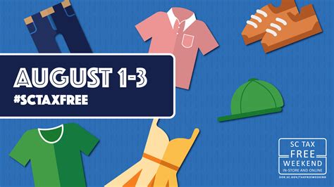 Tax Free Weekend | South Carolina Department of Revenue