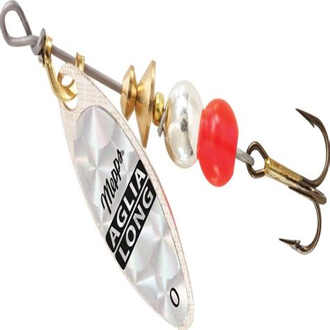 Buy Mepps Aglia Long Treble Hook Fishing Lure Silver Rainbo Scale Size ...