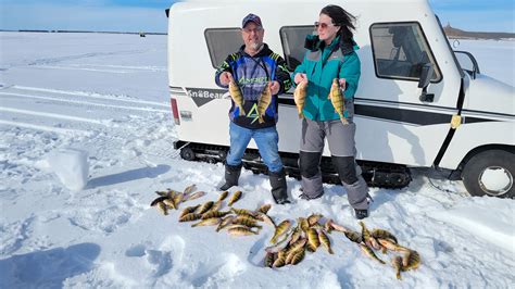 Devils Lake Ice Fishing | SnoBear | K&M Bison Lodge