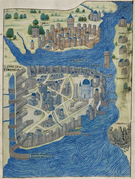Still here - A map of Byzantine Constantinople, created by a...
