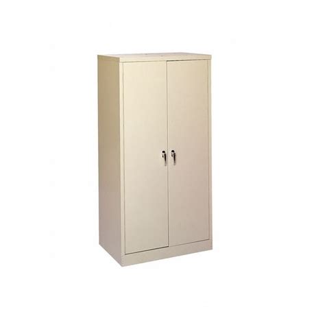 Parent Janitorial Storage Cabinet, Unassembled 272-J CHAMPAGNE | Zoro
