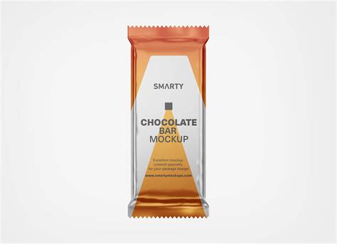 Free Metallic Chocolate Bar Mockup PSD - Good Mockups