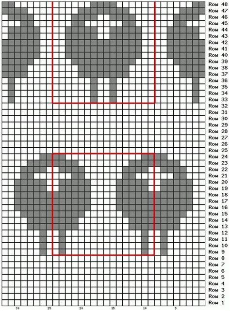 Image result for Stranded Knitting Chart Reader